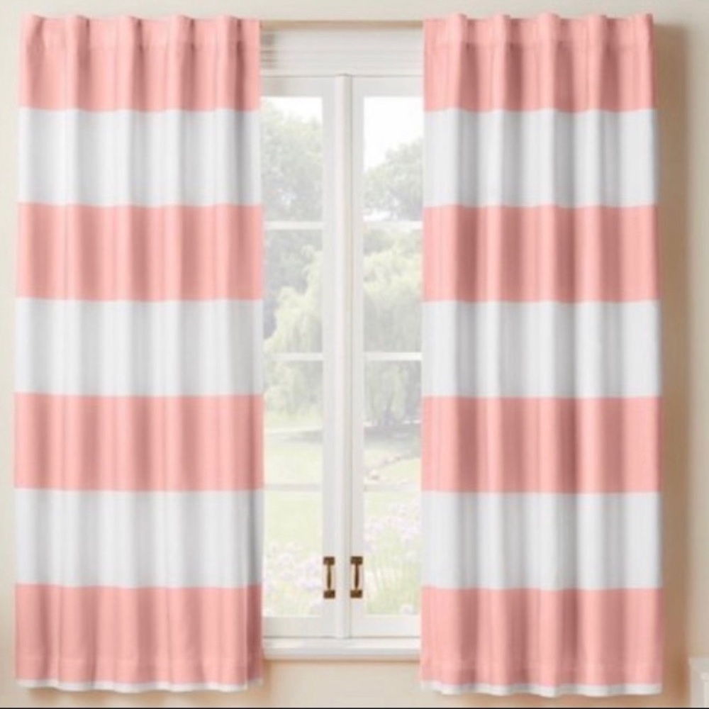 Target Pillowfort Blackout Rugby Striped Panel 84”